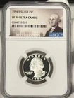 1994-S 25c Washington 90% Silver Quarter NGC PF70 PR70 UCAM PROOF US Coin