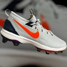 Nike Mens 13 Force Trout 9 Elite MCS Baseball Cleats ‘Light Silver’ HF1116-001