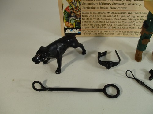VINTAGE HASBRO 1984 G.I JOE COBRA ACTION FIGURE MUTT & JUNKYARD 100% COMPLETE - Picture 2 of 11