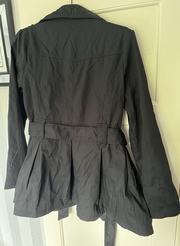 Tommy & Kate Ladies Jacket Size 14 Coat Black Button Fasten - Picture 8 of 10