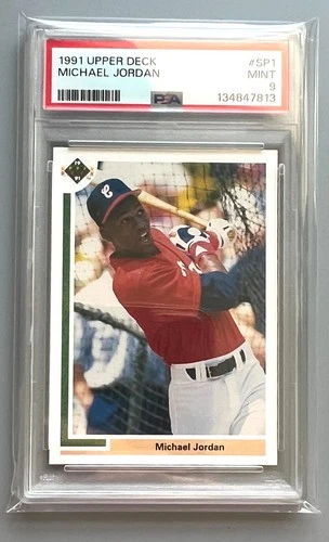 1991 Upper Deck - Short Print Michael Jordan #SP1 PSA 9 Mint Baseball Card Sox