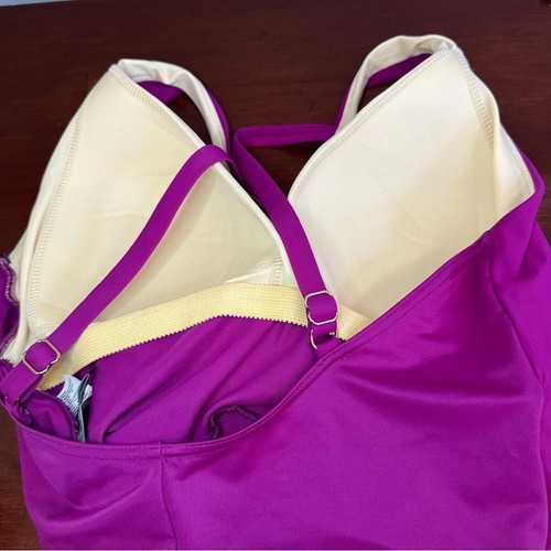 Costume da bagno Miraclesuit pezzo unico venduto rosa 16 nuovo con etichette controllo pancia - Foto 9 di 14