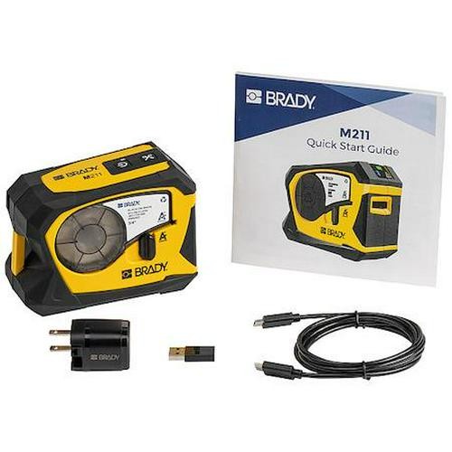 BRADY M211 Bluetooth Electrical Labeling Portable Printer, Single Color,3/4" - Picture 15 of 24