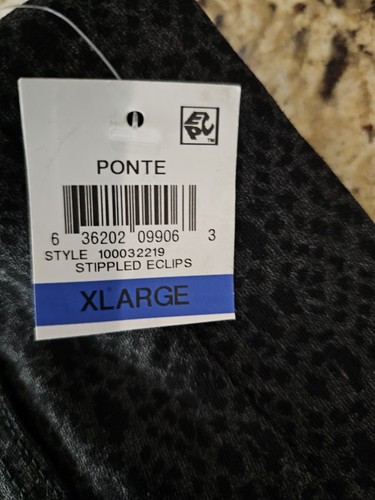 Style & Co XL Leggings striped Eclips - Picture 6 of 6
