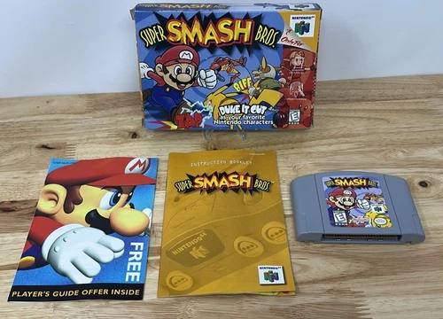 Super Smash Bros - Nintendo 64 | N64 - Complete in Box CIB - Tested - Authentic