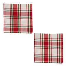 Greenhow Farm Plaid Napkin Set of 2 - By Park Designs - Christmas Holiday Plaid