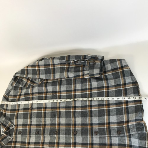 Duluth Trading Co Free Swingin' Flannel Relaxed Fit Shirt Men's 2XL Plaid Cotton - Picture 9 of 13