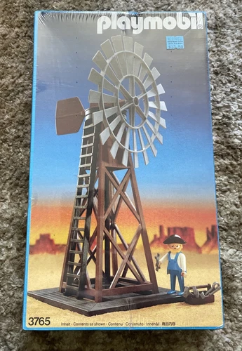 Vintage 1987 Playmobil Windmill 3765—new/sealed