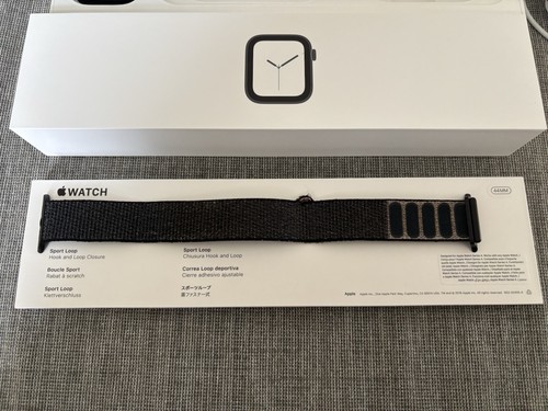 Apple Watch Series 4 44 mm Space Grey Alu GPS / Black Sport Loop OVP - Bild 16 von 19