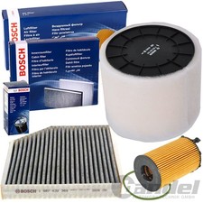BOSCH FILTER INSPEKTIONSPAKET passend für AUDI A5 8T 8F A4 B8 Q5 8R/3.0 TDI