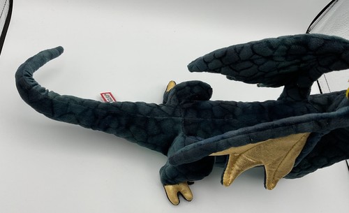 Douglas Cuddle Toys - 16” Long Navy Dragon Plush - Douglas Toys #727 - 2022 - Picture 4 of 11