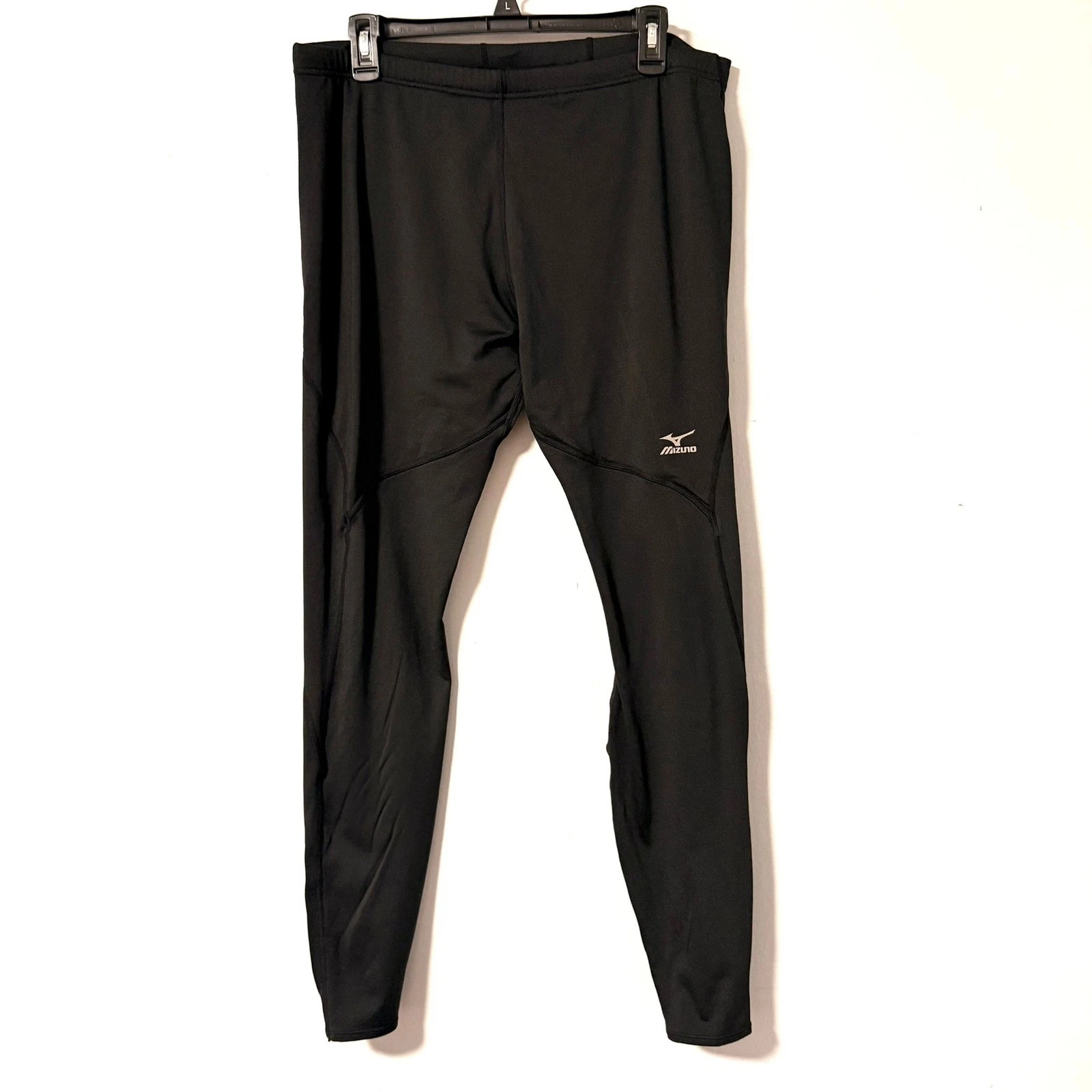 Mizuno Breath Thermo BioLeg Layered Tights Technical Running Pants Black Mens XL
