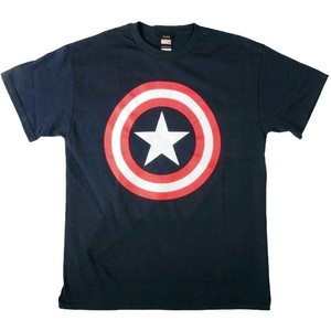 Marvel Captain America Shield T-Shirt Uomo