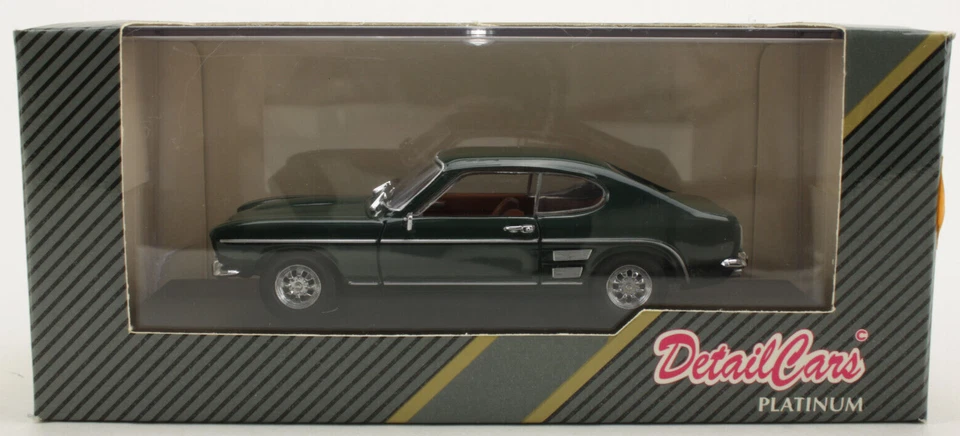Ford Capri 1700 GT 1969 dunkelgrün Detail Cars Art. 302 1:43 OVP [DS8-B2] - Bild 1 von 4