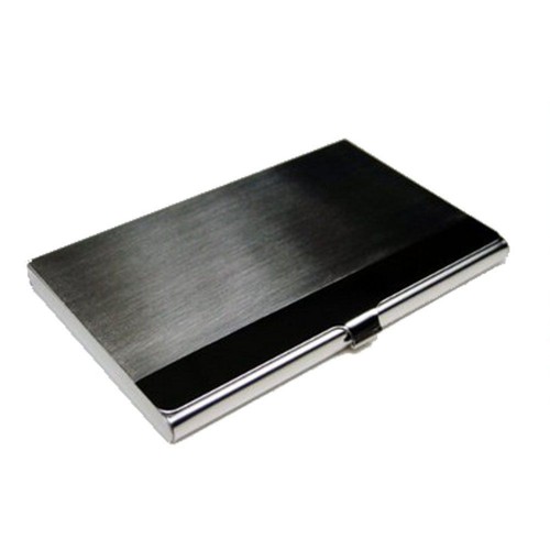 Business Debit Credit Card Holder Protector Stainless Steel Metal Wallet Case - Picture 3 of 3