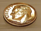 1963 Gem  Proof Dime 90% Silver Outstanding  Original Toning  #411 ~ 19