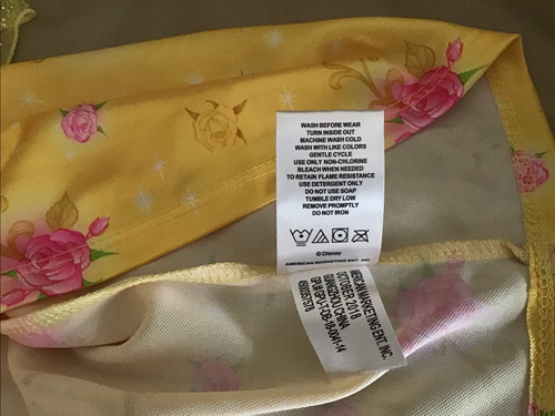 Disney Fantasy Princess Belle Deluxe Nightgown / Gown ~ Size 6 ~ New with Tags - Picture 23 of 24