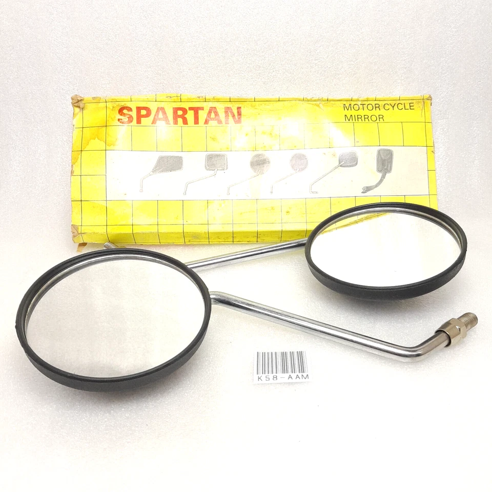 Espejos retrovisores Yamaha RX100 DT100 DT125 Mayfit RD80MX RS100 RS125 200 TY125 FS1 NUEVOS #7 Foto 4 de 4