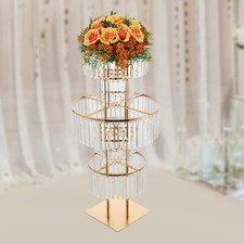 Wedding Centerpieces Crystal Flower Stand W/ 5 Tiers Made of Acrylic Gorgeous
