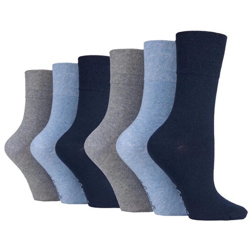 3 pares de calcetines de algodón suaves cómodos no elásticos para diabéticos de agarre suave Reino Unido 6-11 - Imagen 4 de 8