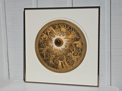 CURT FRANKENSTEIN Limited Edition Abstract Etching "Infinite Landscape" Chicago - Picture 6 of 13