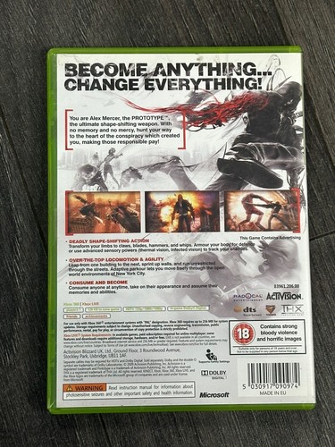 Prototype (Microsoft Xbox 360, 2009) - Picture 3 of 3