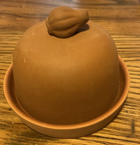 VTG Corning Revere - Terra Cotta Garlic Baker Plus Box & Instructions UNUSED - Picture 6 of 9