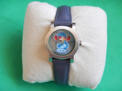 New DDP Watch Gray Metallic Dial Solid Brushed Steel Warranty Lady / Junior - Picture 3 of 13