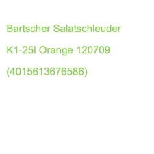 Bartscher Salatschleuder K1-25l Orange 120709 (4015613676586)