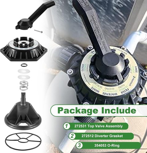 272531 Top Valve Assembly for Pentair Sand Dollar Tagelus Meteor Multiport Valve - Picture 5 of 10