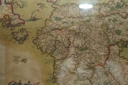GREECE 1660 JAN JANSSON WATERCOLOUR MAP PELOPONESUS SIVE MOREA I LAURENBERGIO - Picture 7 of 11