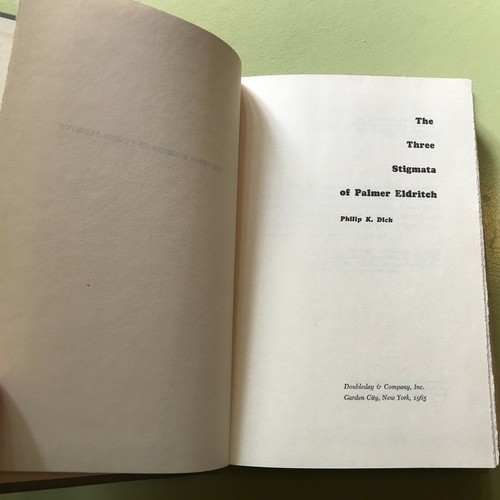 THE THREE STIGMATA OF PALMER ELDRITCH PHILIP K. DICK '65 bce HB HC w/dj PKD RARE - Picture 7 of 11