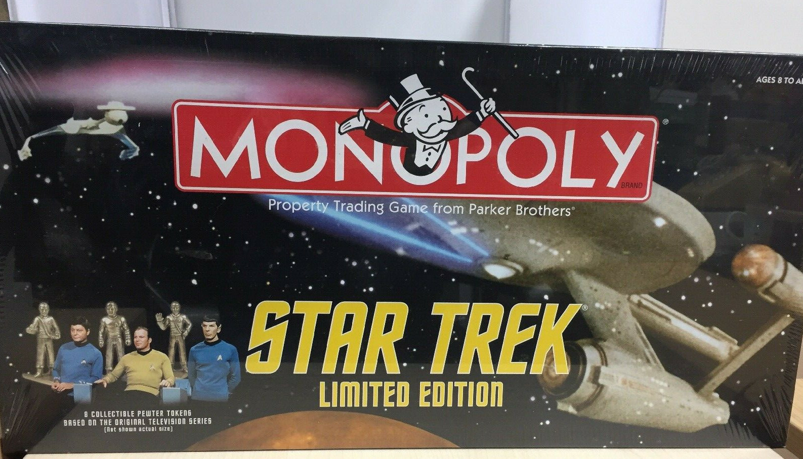 STAR TREK Monopoly gioco edizione limitata 2000. STAR TREK Monopoly gioco edizione limitata 2000.