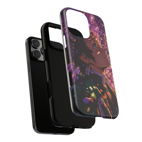 Phone Case, Tanjiro Anime Phone Case for iPhone, Otaku Gift, Demon Slayer Fan, - 第 24/221 張圖片