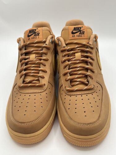 Nike Air Force 1 '07 WB Turnschuhe Low FLACHS WEIZEN CJ9179 200 Gr. 6,5 UK/40,5 EUR - Bild 12 von 23