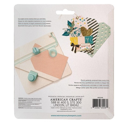 We R Memory Keepers Tag Punch Board 660248 Create Tags 1" to 3.5" wide by AC - Picture 2 of 7