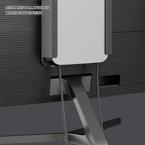 Steel Host Wall Bracket 7.8inch Storage Bracket for Apple Mac Mini Under Desk - Afbeelding 8 van 9