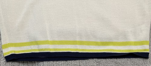 Louis Feraud Navy Blue White Lime Green 3 Pc Suit Set US 10 12 Wool Silk - Picture 21 of 21