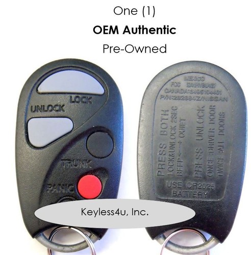 OEM 2000-2004 NISSAN SENTRA KEYLESS CAR REMOTE TRANSMITTER FOB ALARM NHVBU427 - Picture 9 of 11
