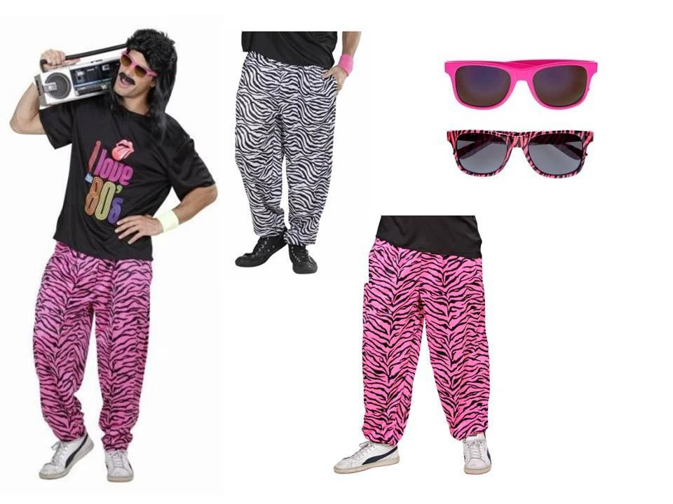 WIDMANN 80er Jahre Junge Kostüm Trainingsanzug Proll Macho Kostüm Karneval