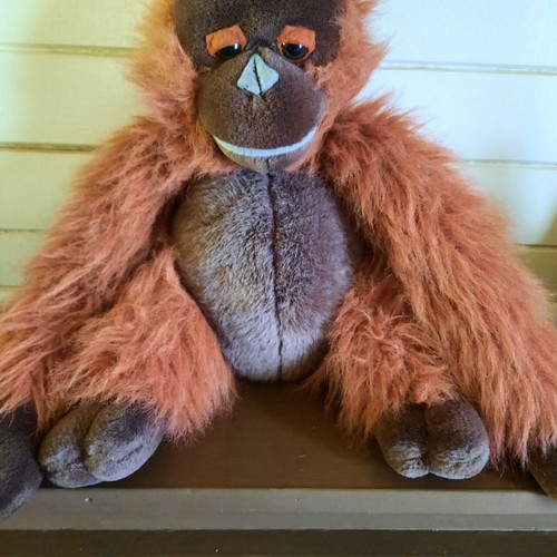 Large Orangutan Plush Stuffed Animal Toy 15" - Picture 3 of 4