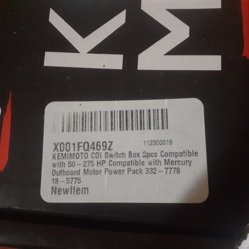 Brand New KEMI MOTO CDI Switch Box 2pcs - Picture 2 of 6