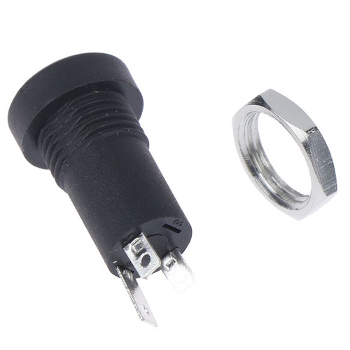 3.5MM Audio Jack Socket 3 Pole Black Stereo Solder Panel Mount Gold With Nut.SL - Picture 9 of 12