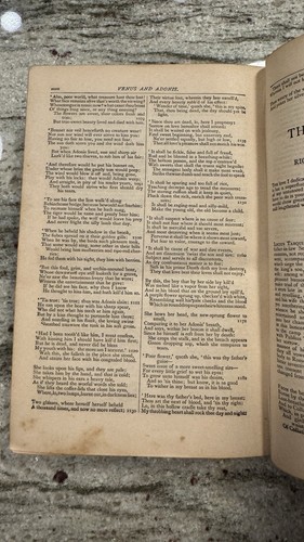 Antique 1890 The Complete Works of William Shakespeare's CLARK & W. ALDIS WRIGHT - Foto 14 di 16