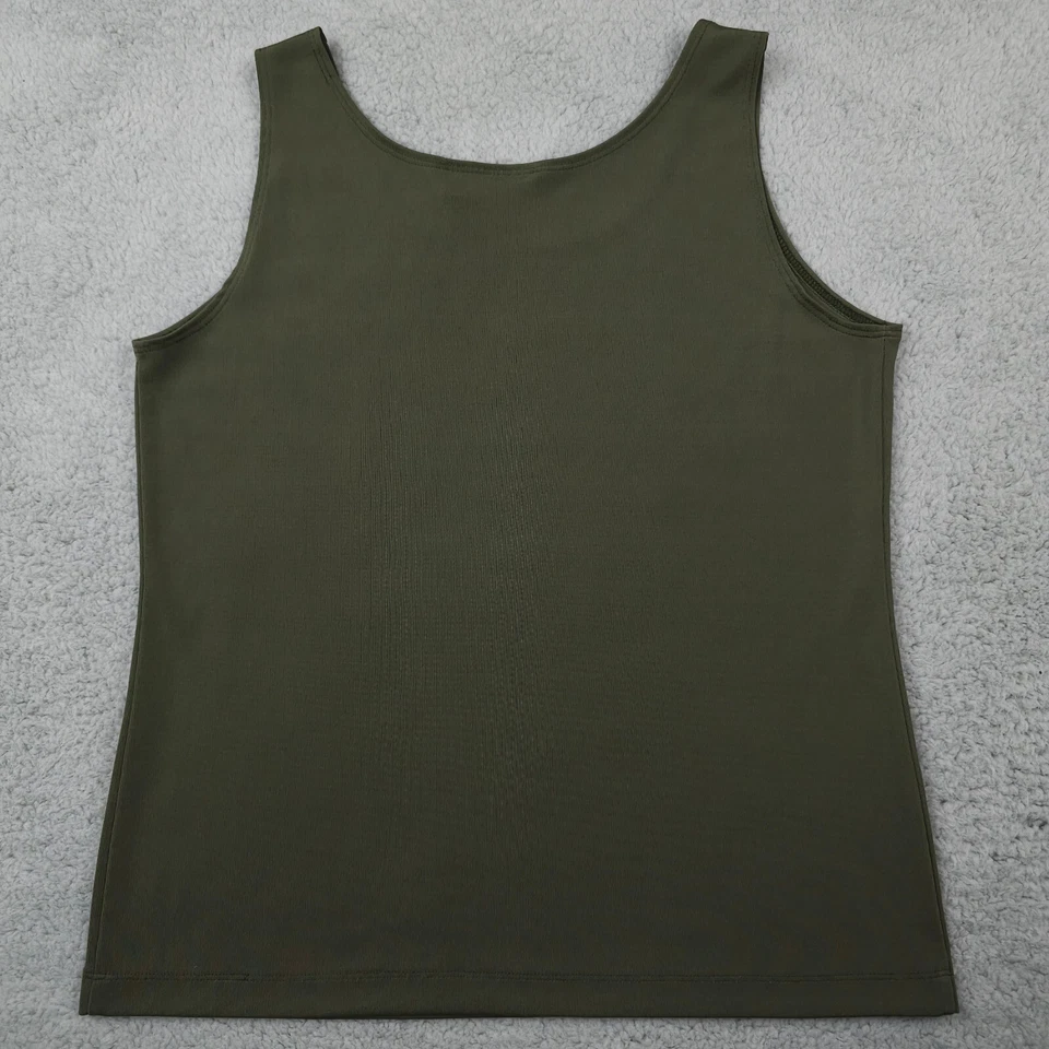 Easywear Chicos Майка женщин 2 США большой зеленый декольте Slinky вязаный подкладка повседневный - Изображение 2 из 4