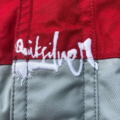 VTG 2000 Quiksilver Mens M Ski Jacket detachable hood Embroidered, Red And Grey - Picture 2 of 13