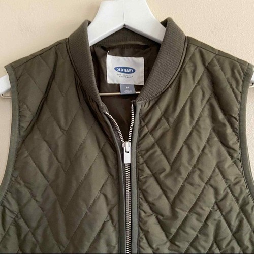 OLD NAVY Quilted Vest Forest Floor Green Size M - Bild 3 von 6