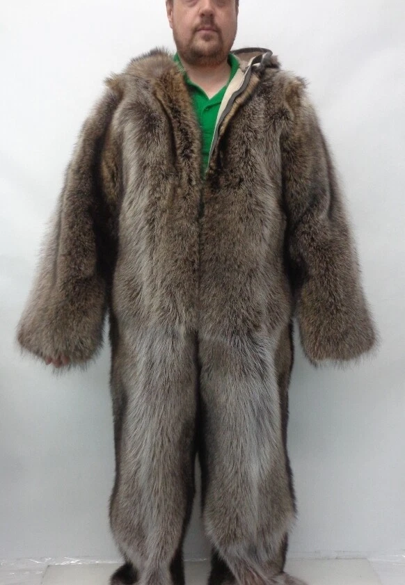 Fur snowsuit deals