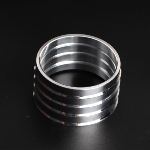 4pcs Aluminium 72.6mm to 66.1mm Wheel Hub Centric Rings Centre Bore Spigot Rings - Picture 5 of 8