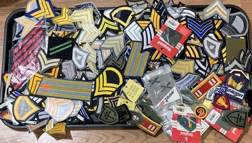 Vintage Patch Lot- Military Security Chevrons Huge Lot 2 500 Pieces - Picture 1 of 4